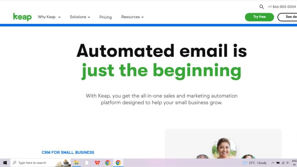 Keap Email Automation Tool