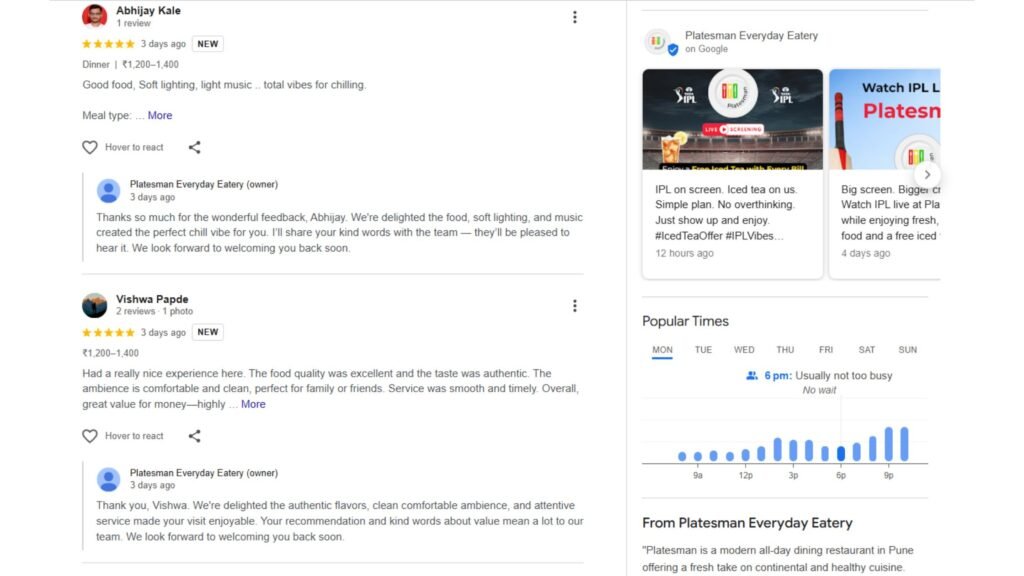 How Automated AI Google Review Responses Boost Engagement for Restaurants - Google Reviews